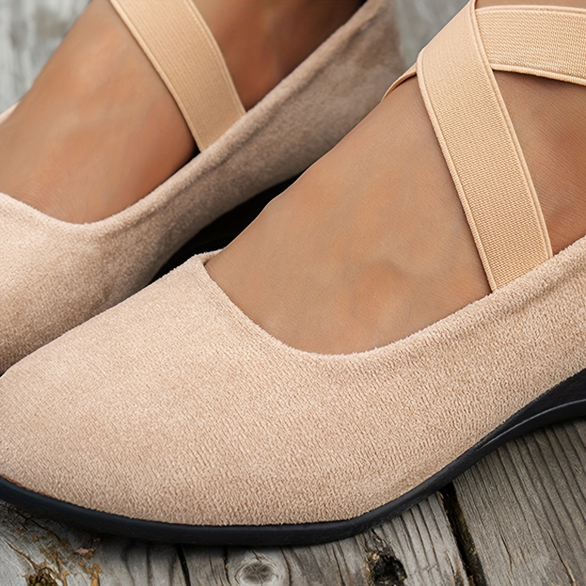 Stijlvolle en Comfortabele Fluwelen Dames Balletflats | Luxueus, Ademend en Lichtgewicht afbeelding 7