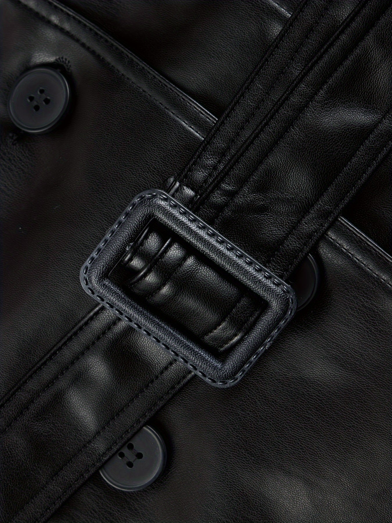 Tijdloze Vintage Trenchcoat in Katoenmix | Dubbelrijig en Getailleerd | Voor de Lente en Herfst afbeelding 4