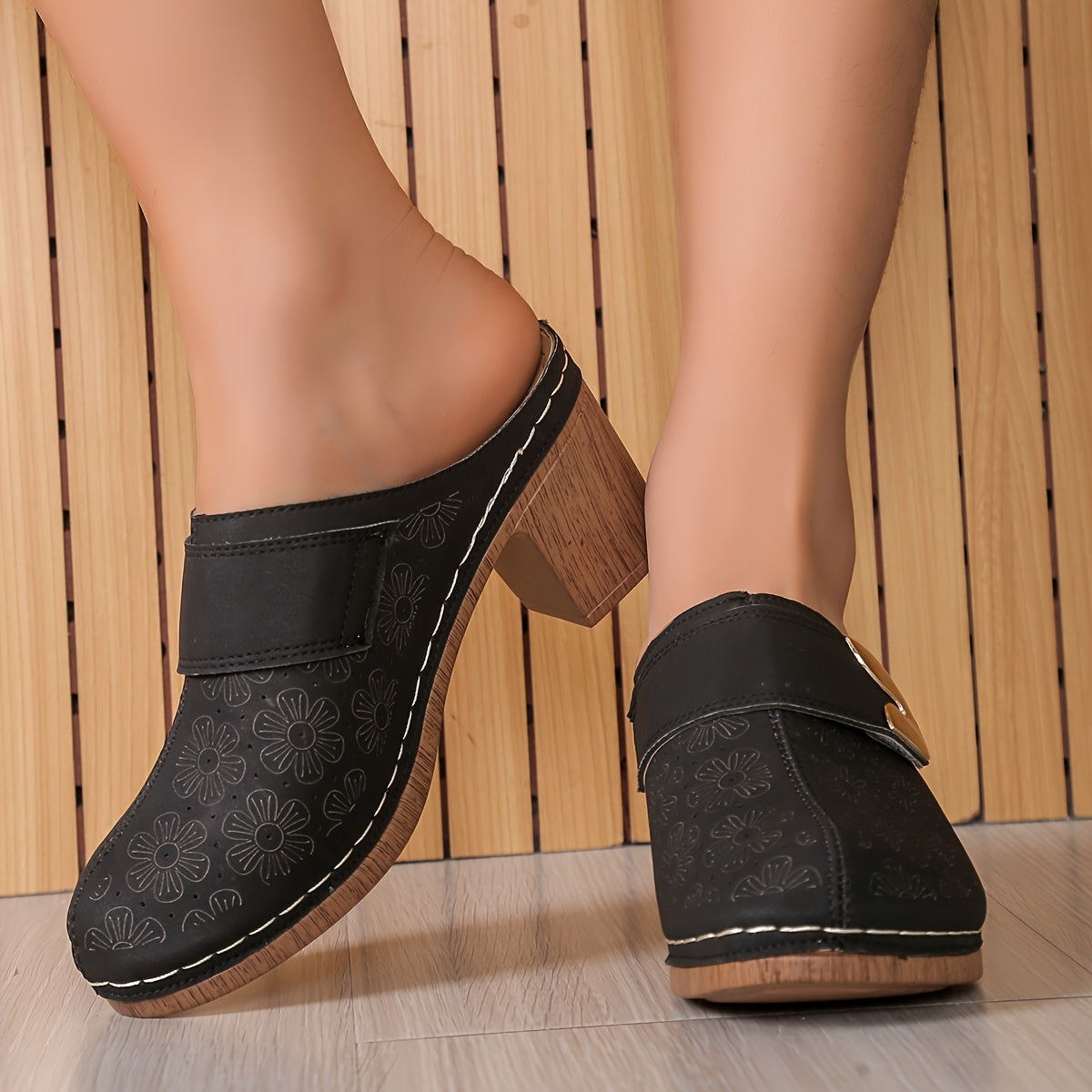 Modieuze damessandalen: comfortabel en stijlvol met bloemmotief afbeelding 5