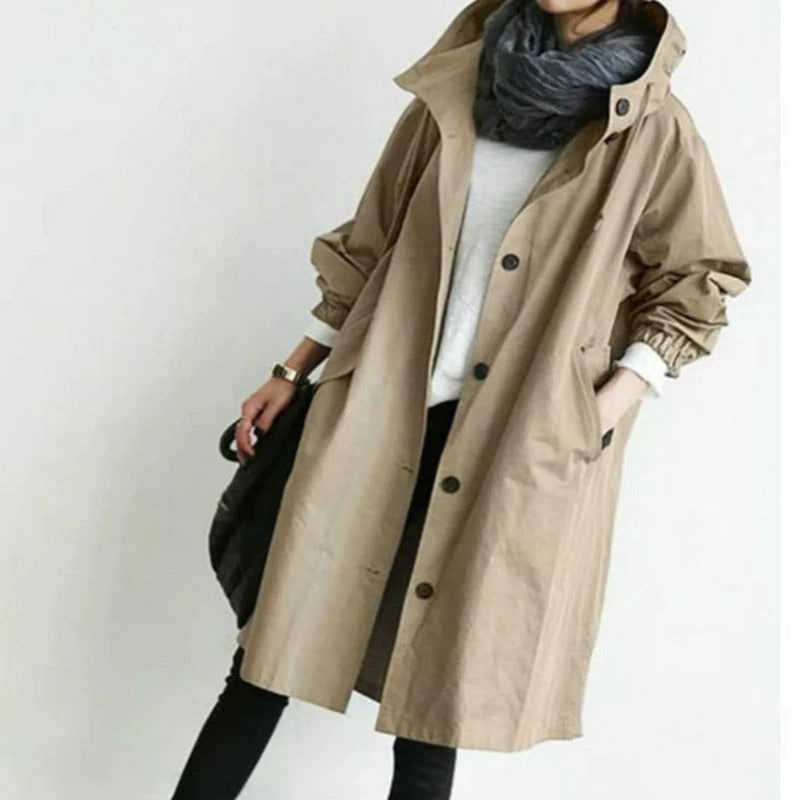 Nina | Stijlvolle waterdichte trenchcoat