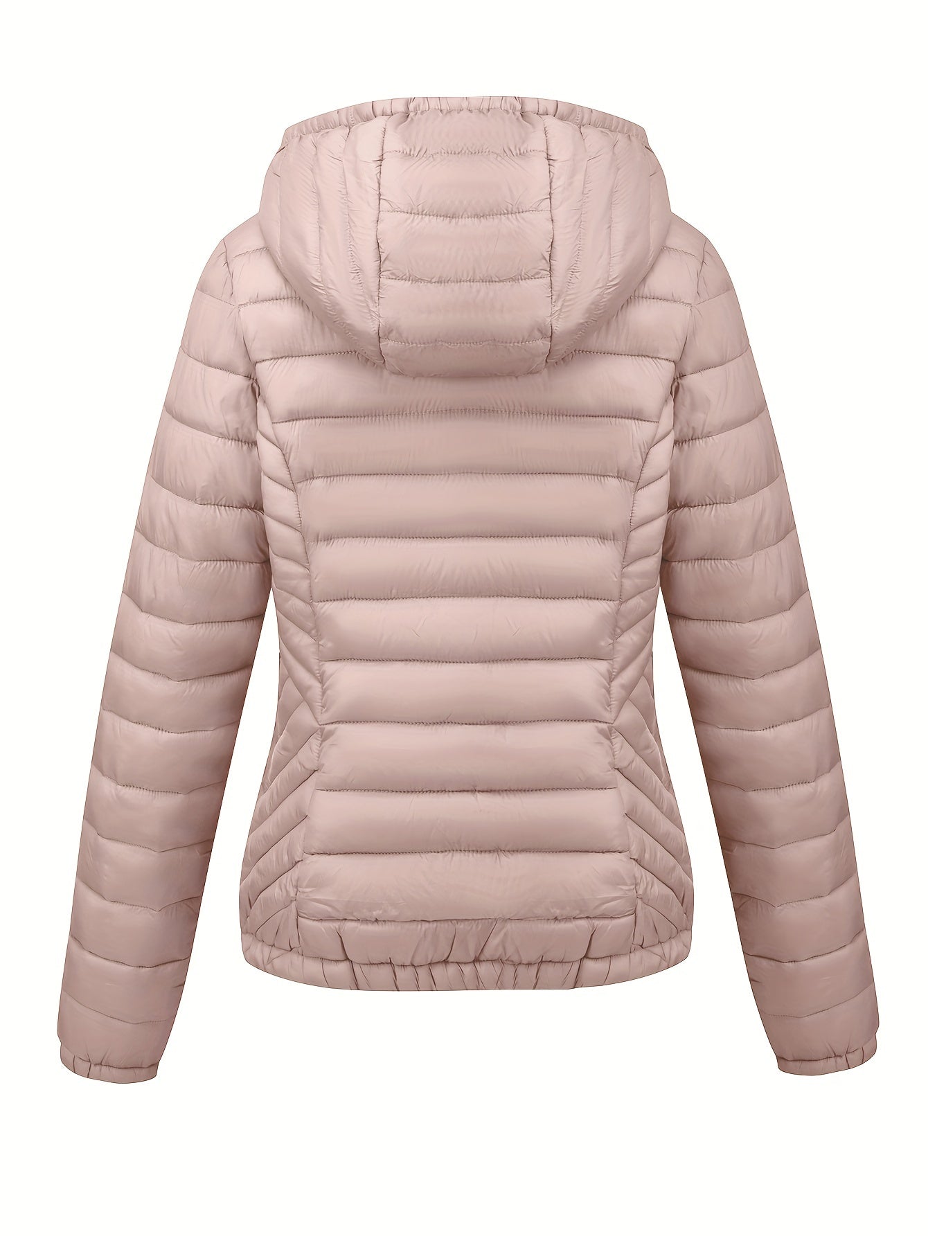 Modieuze gewatteerde ritsbare hoodie jas - stijlvol & warm voor elke gelegenheid! afbeelding 8