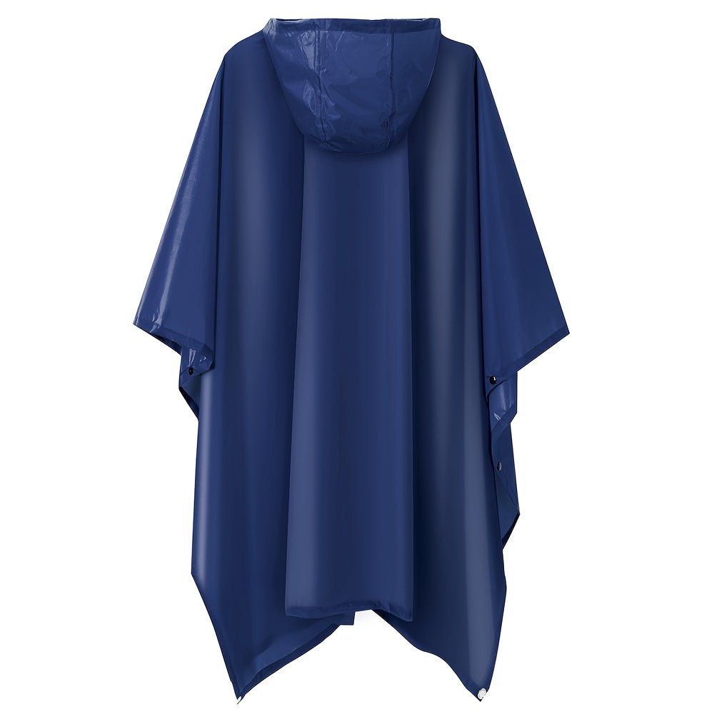 Waterdichte opvouwbare regenponcho met capuchon - Perfecte bescherming tegen regen! afbeelding 3