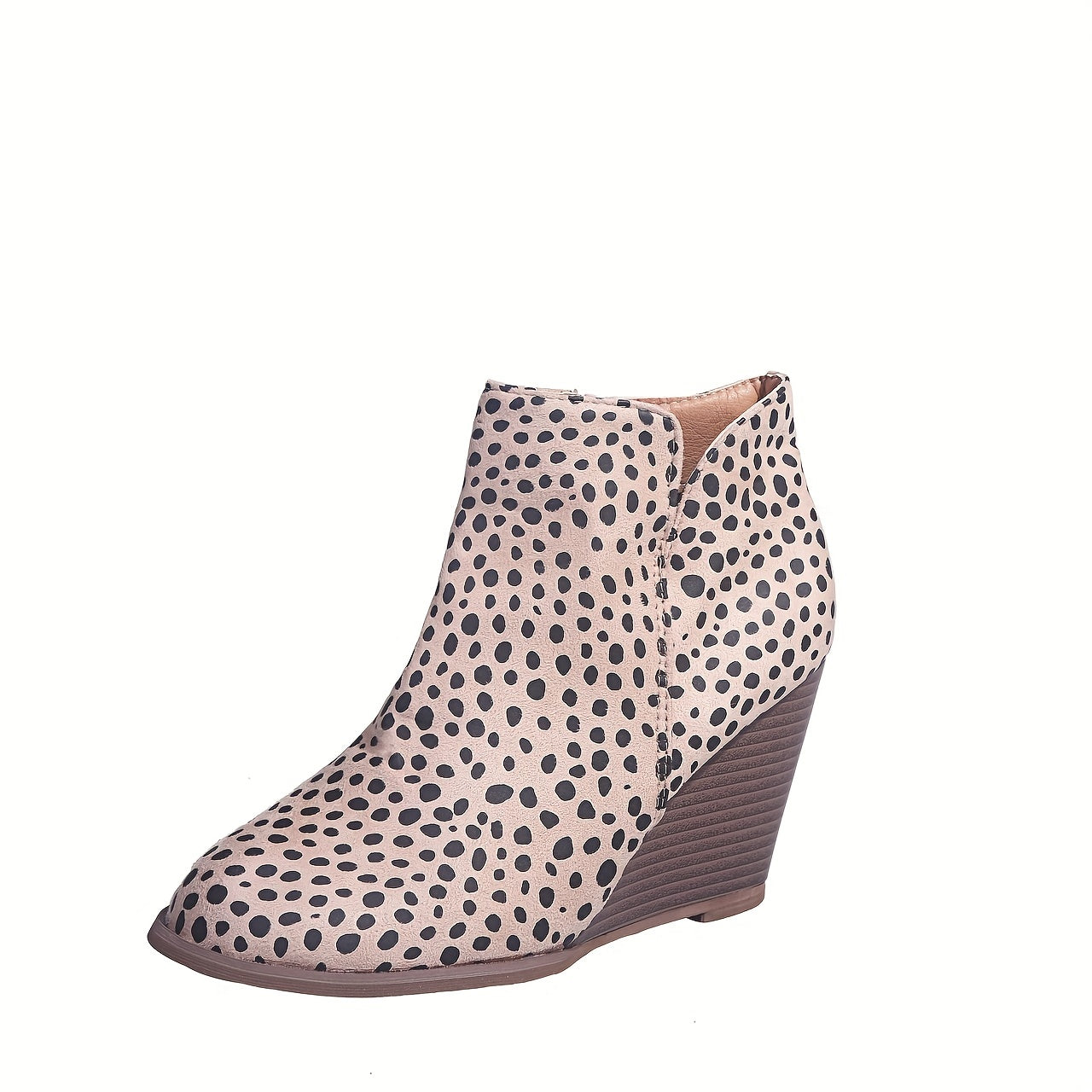 Retro suède enkellaarsjes met sleehak | Stijlvol, comfortabel & trendy | Nu beschikbaar! afbeelding 9