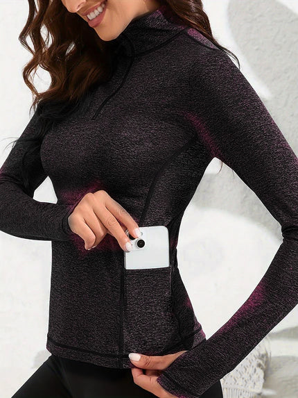 Elin | Fietssweater met lange mouwen en duimgaten