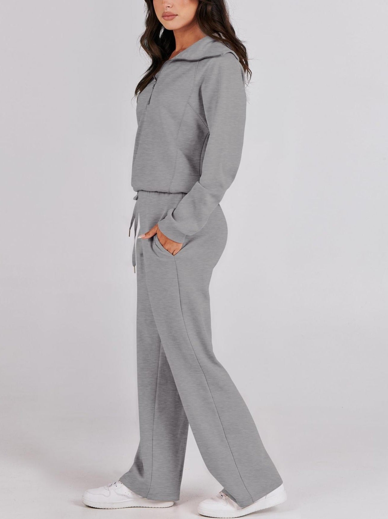 Lana | Stijlvolle Zip & Relax Set met Lange Mouwen
