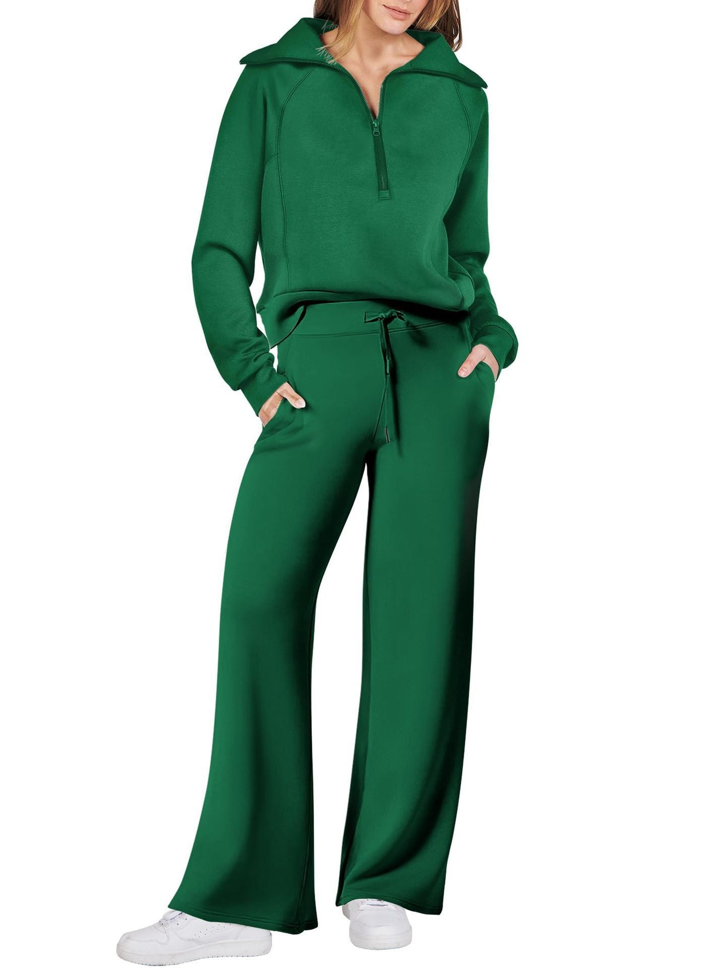 Lana | Stijlvolle Zip & Relax Set met Lange Mouwen