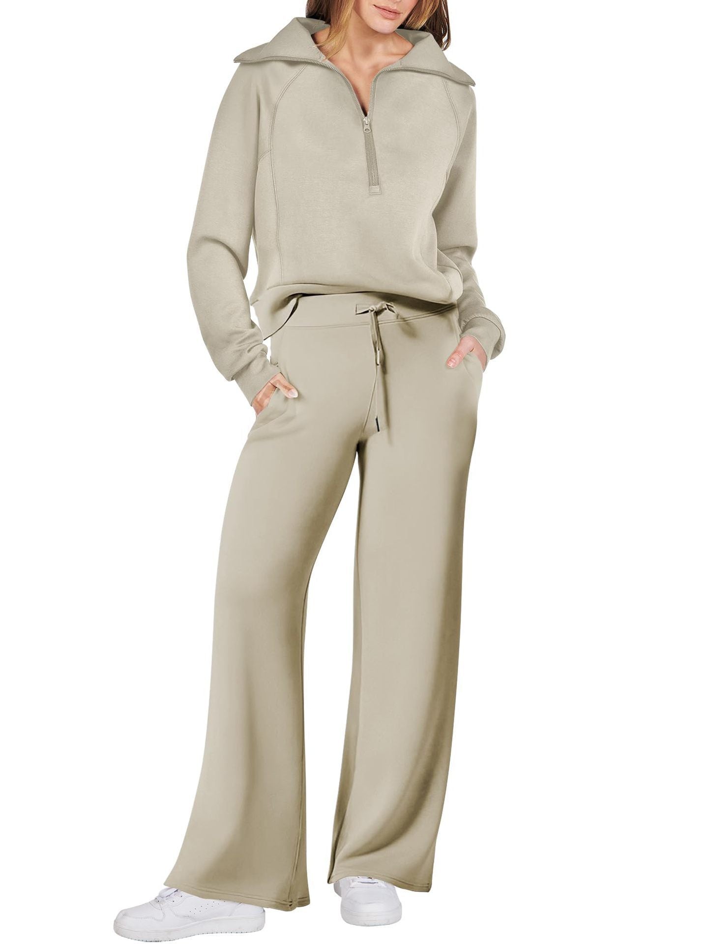 Lana | Stijlvolle Zip & Relax Set met Lange Mouwen