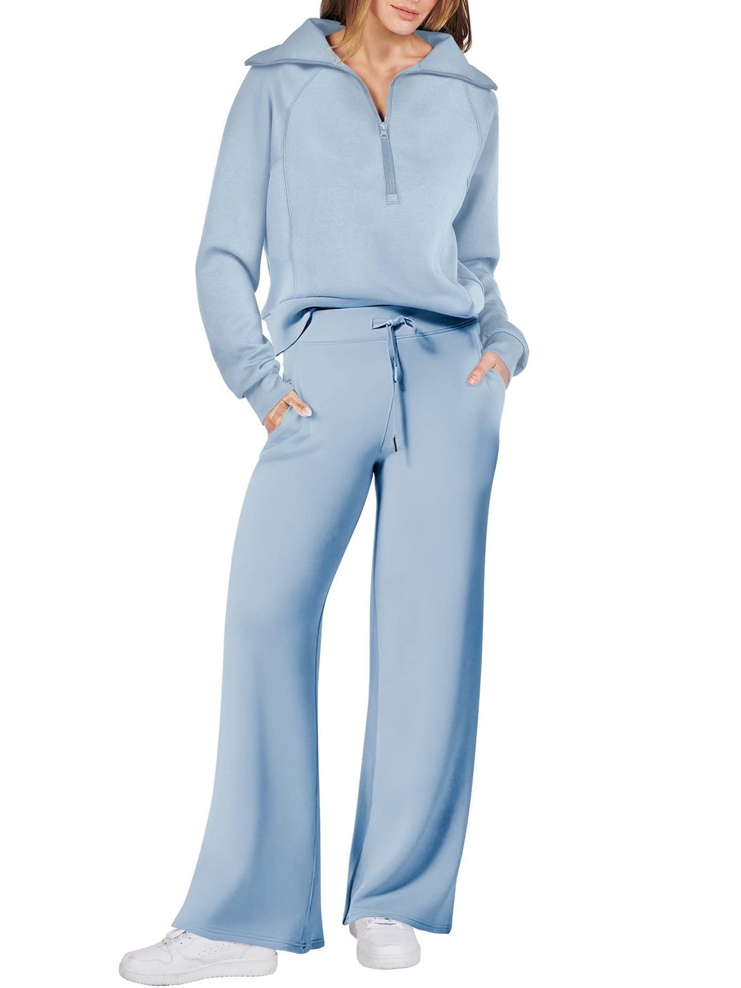 Lana | Stijlvolle Zip & Relax Set met Lange Mouwen