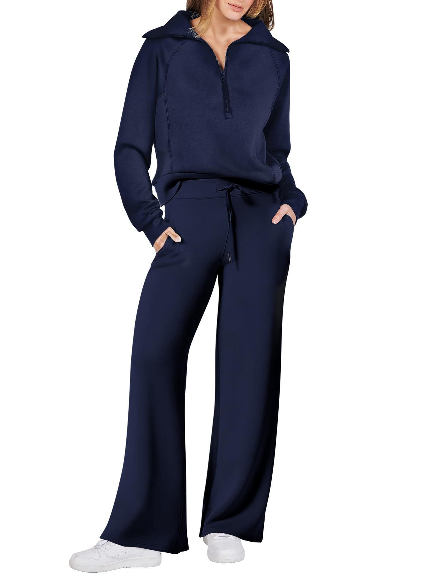 Lana | Stijlvolle Zip & Relax Set met Lange Mouwen