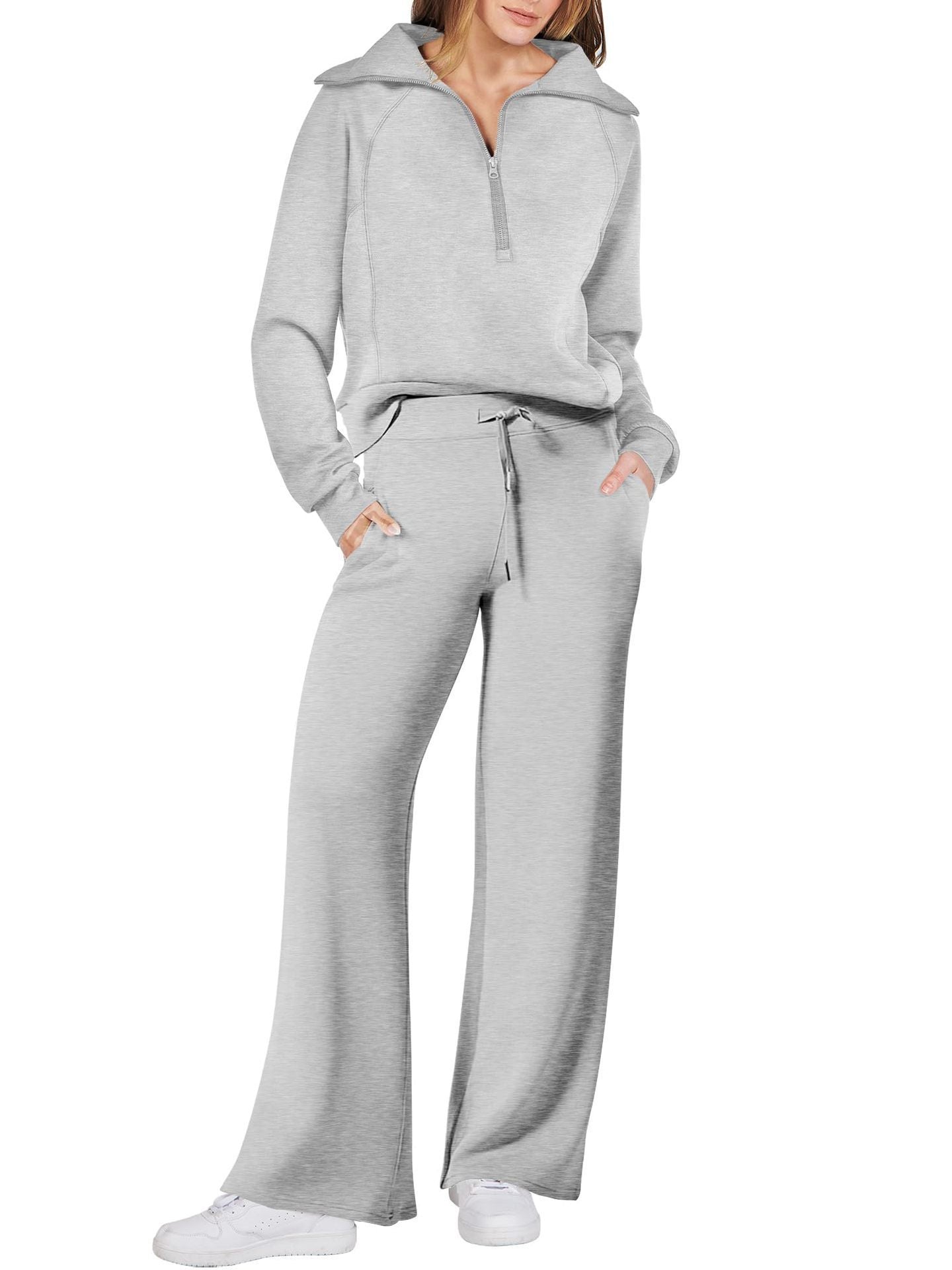 Lana | Stijlvolle Zip & Relax Set met Lange Mouwen
