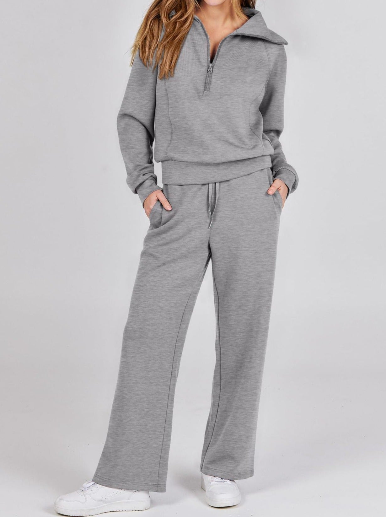 Lana | Stijlvolle Zip & Relax Set met Lange Mouwen
