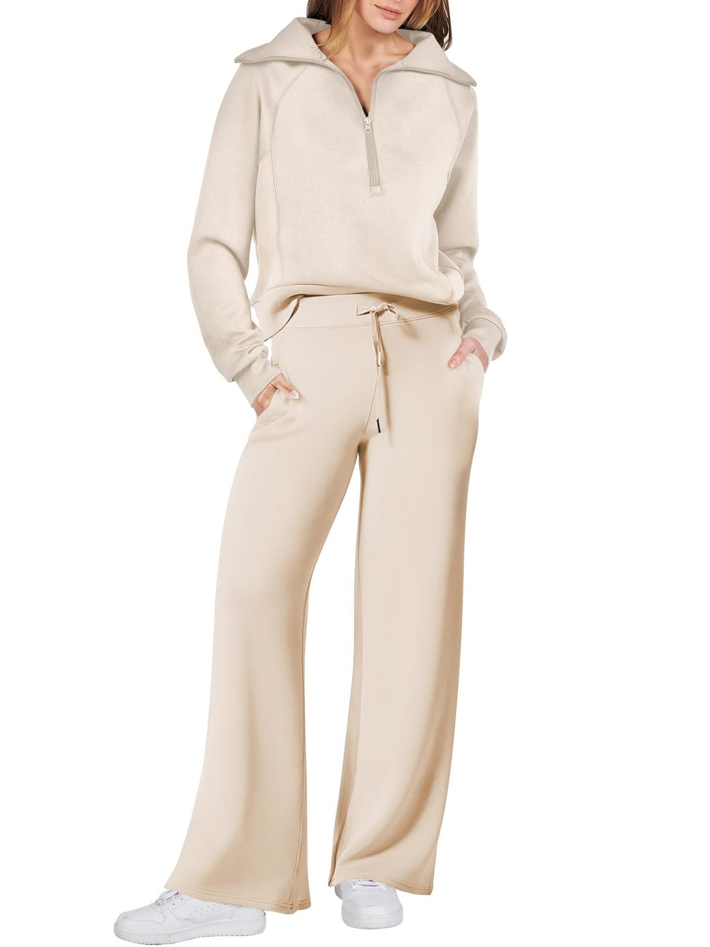 Lana | Stijlvolle Zip & Relax Set met Lange Mouwen