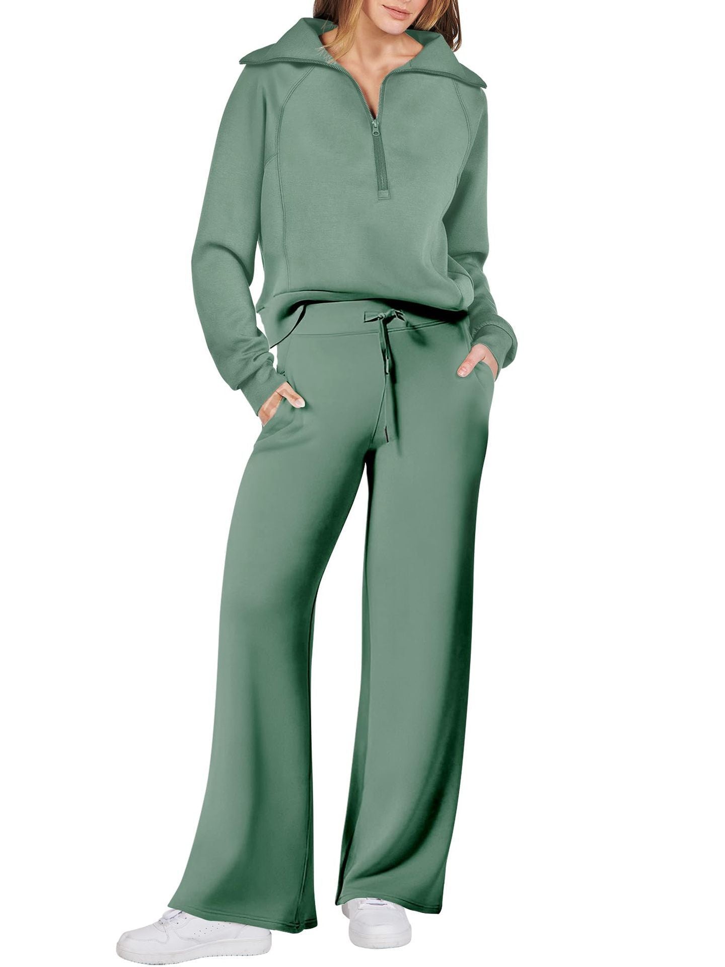 Lana | Stijlvolle Zip & Relax Set met Lange Mouwen