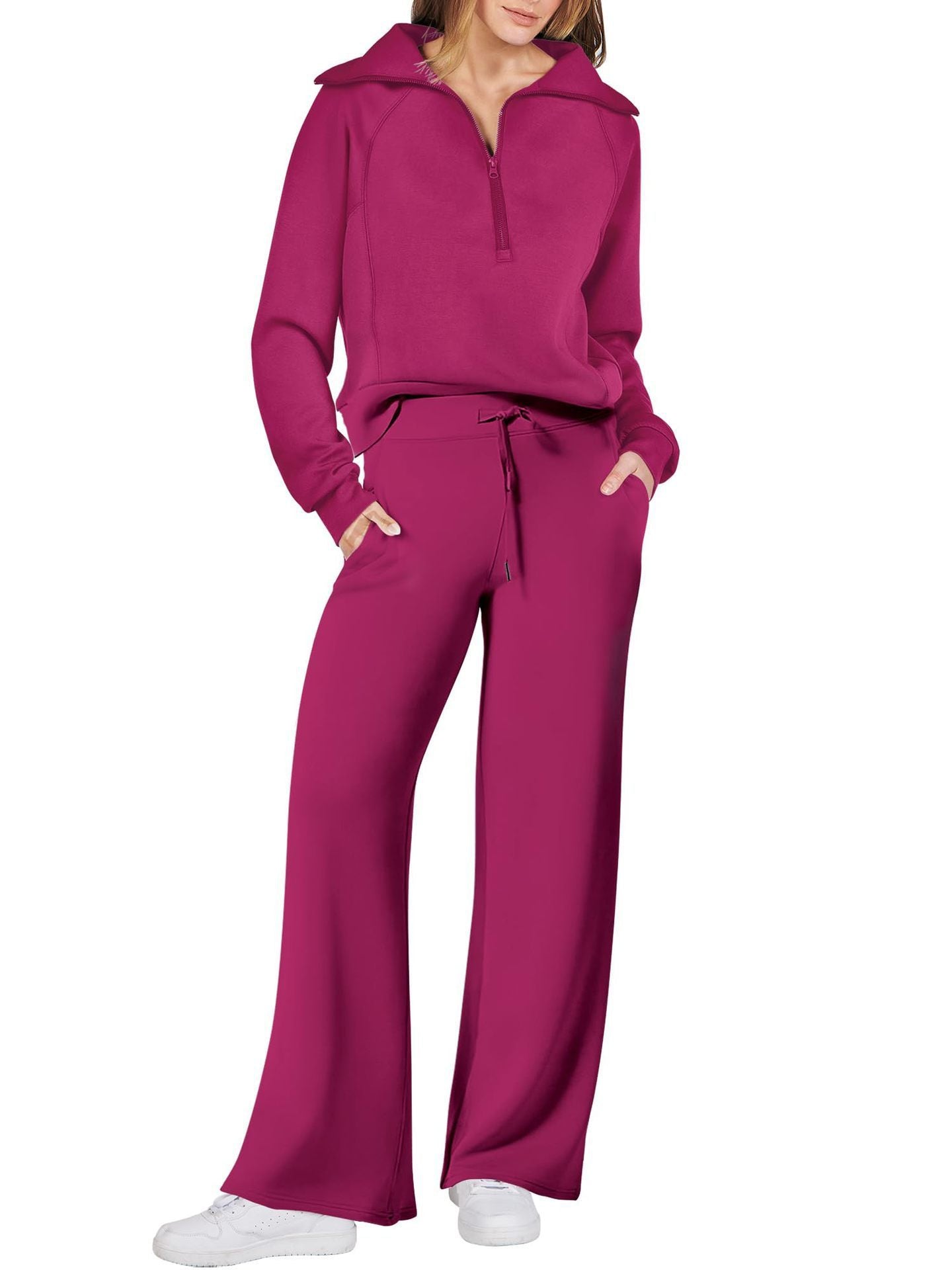 Lana | Stijlvolle Zip & Relax Set met Lange Mouwen