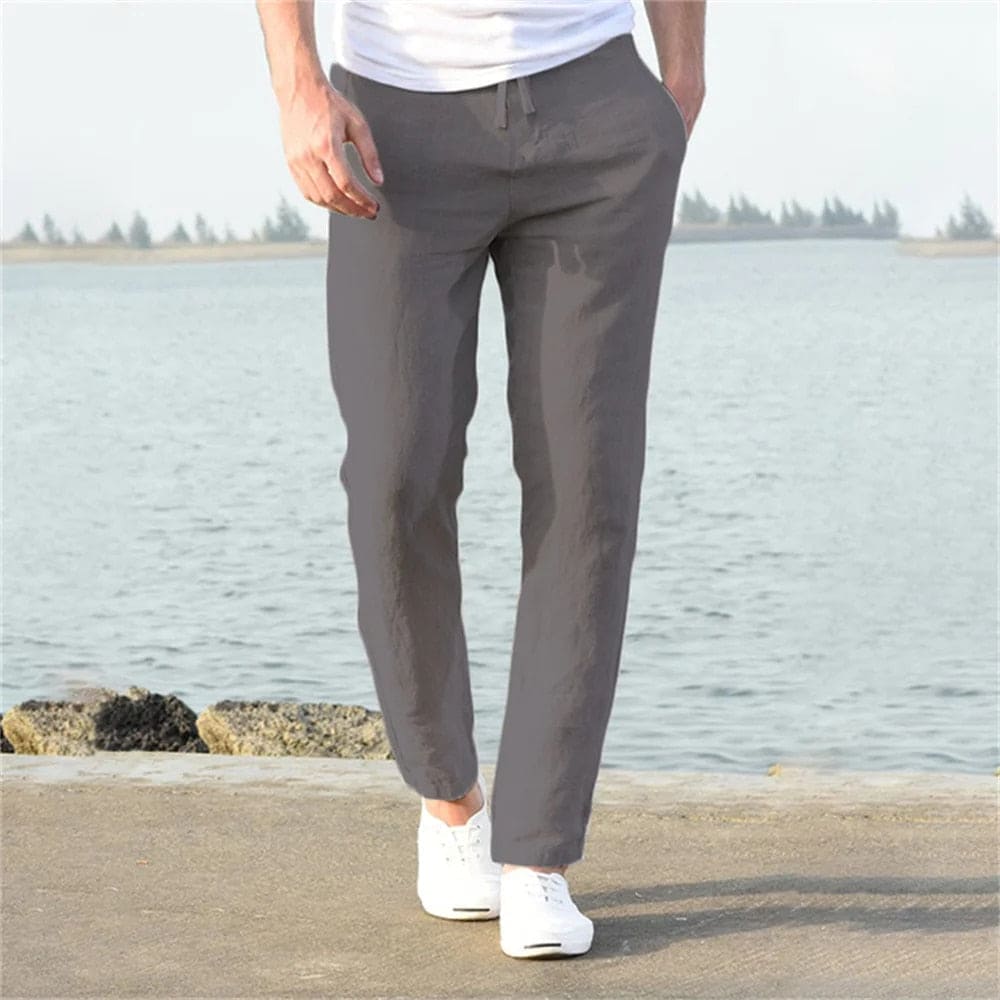 Stijlvolle heren casual broek van luxe katoenmix - comfortabel en veelzijdig! afbeelding 24