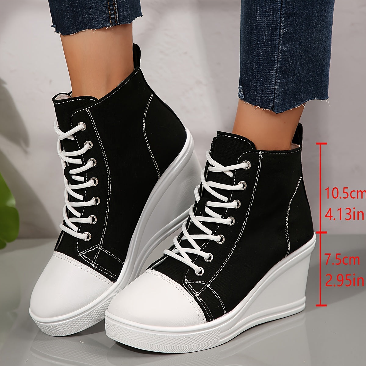 Stijlvolle dames enkellaarzen met wedge hak: de perfecte mix van comfort en fashion afbeelding 4