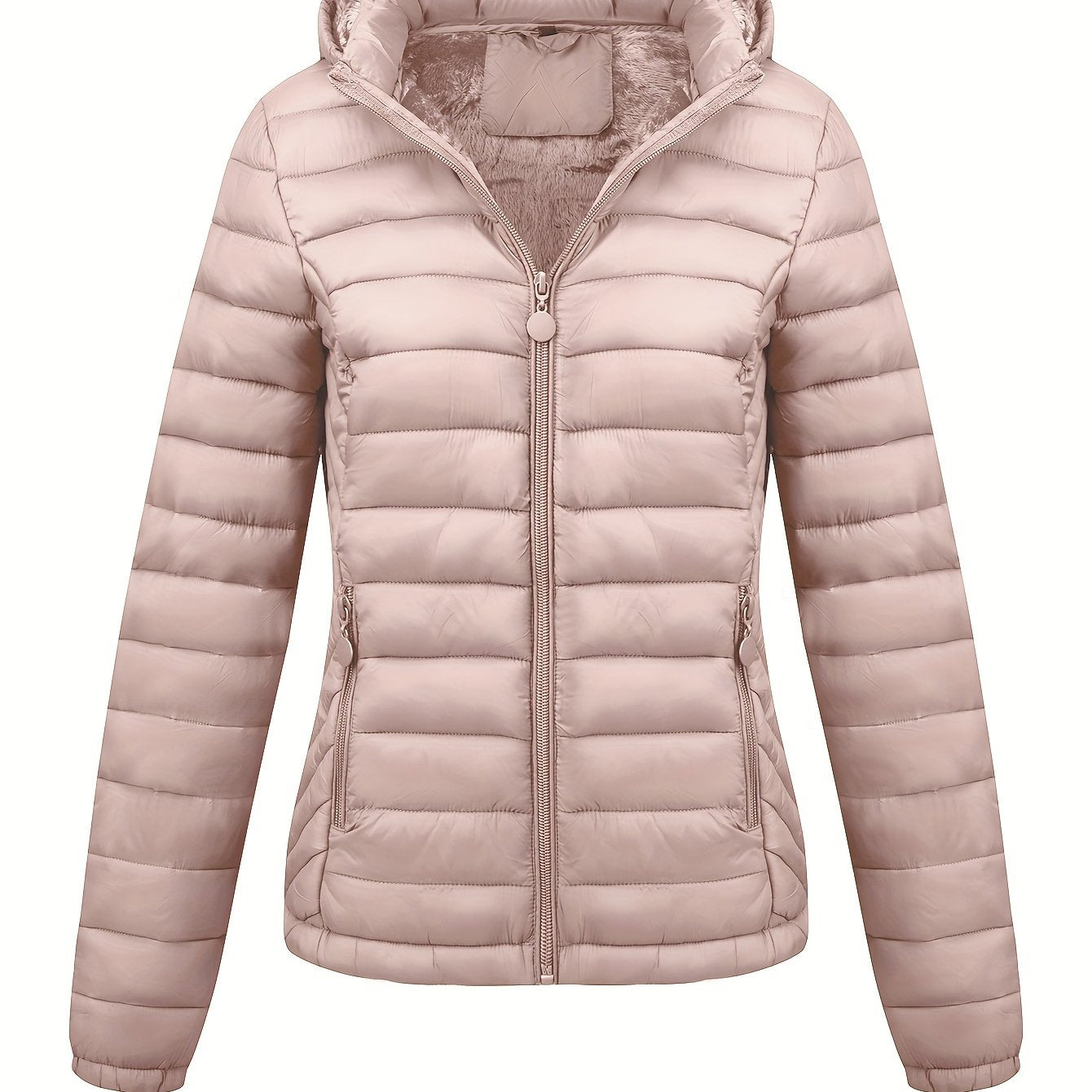 Modieuze gewatteerde ritsbare hoodie jas - stijlvol & warm voor elke gelegenheid! afbeelding 15