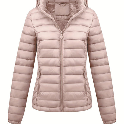 Modieuze gewatteerde ritsbare hoodie jas - stijlvol & warm voor elke gelegenheid! afbeelding 15