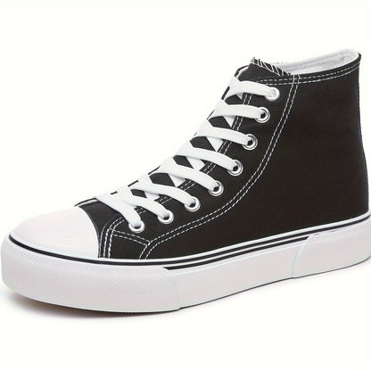 Casual canvas sneakers met rubberen zool afbeelding 10