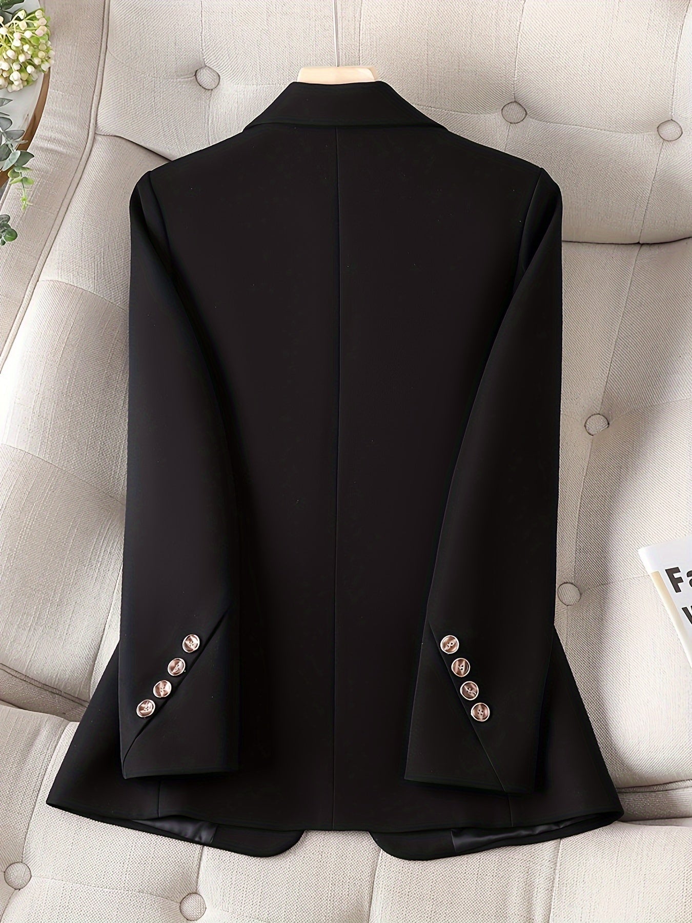 Stijlvol en veelzijdig: Ontdek de Perfecte Blazer voor Elke Gelegenheid! Luxe, duurzame katoenmix. Shop Nu. afbeelding 5