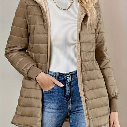 Feline fleece gevoerde jas - stijlvol én warm voor de herfst en winter afbeelding 16