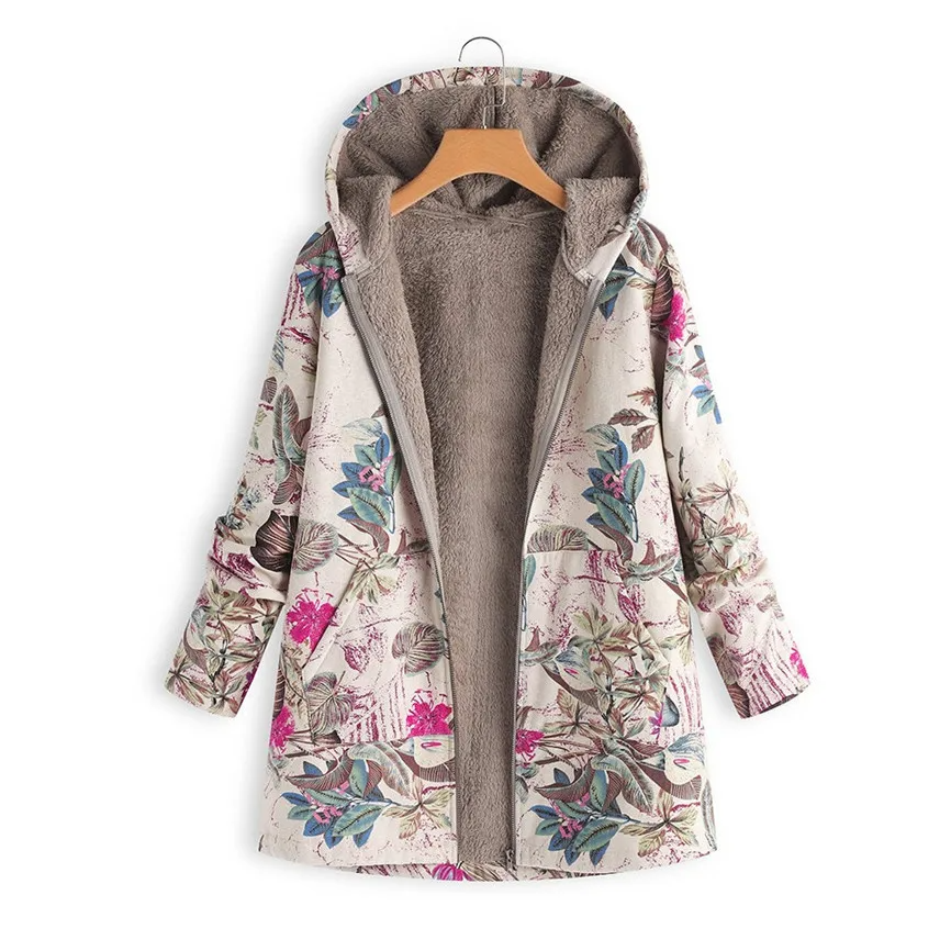 Sophie | Warm fleecehemd met bloemenprint