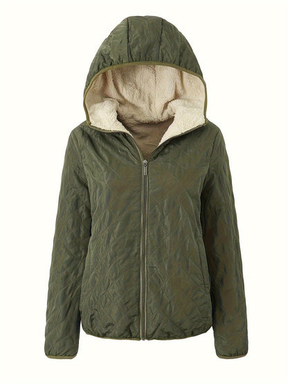 Gewatteerde jas met capuchon en rits - perfecte combinatie van comfort en stijl afbeelding 10
