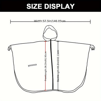 Stijlvolle waterdichte poncho met bloemenprint - Duurzaam en fashionable afbeelding 9