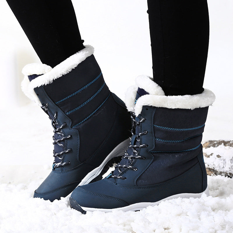 Stijlvolle en warme dames snowboots met pluche voering tegen de kou! Perfect voor de winter. Ontdek ze hier! afbeelding 7
