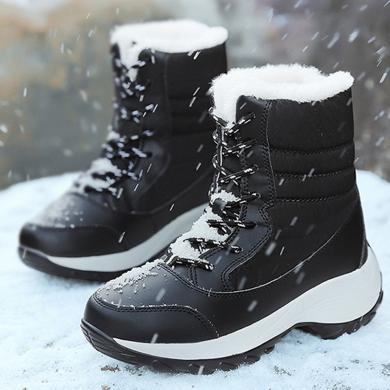 Stijlvolle en warme dames snowboots met pluche voering tegen de kou! Perfect voor de winter. Ontdek ze hier! afbeelding 4