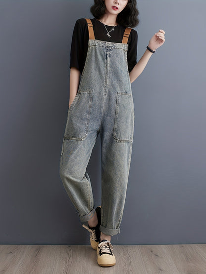 Trendy dames denim overall | Duurzaam, veelzijdig & comfortabel afbeelding 3
