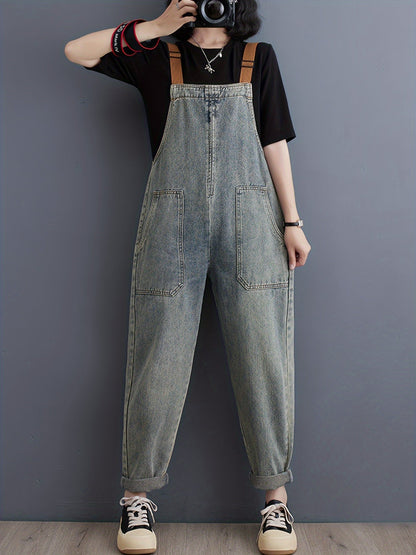 Trendy dames denim overall | Duurzaam, veelzijdig & comfortabel afbeelding 4
