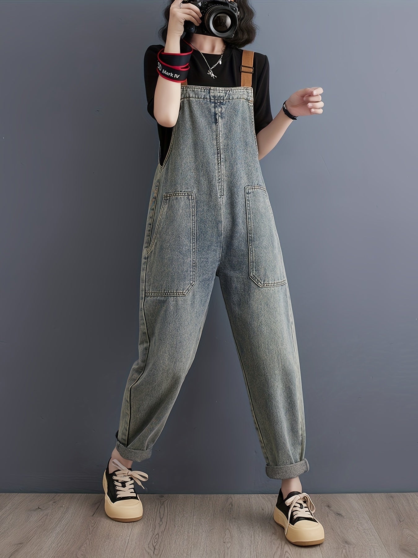 Trendy dames denim overall | Duurzaam, veelzijdig & comfortabel afbeelding 7