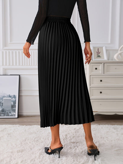 Hoge Taille Rok met Kettingdetail | Verfijnde zomerstijl | Katoenmix afbeelding 5