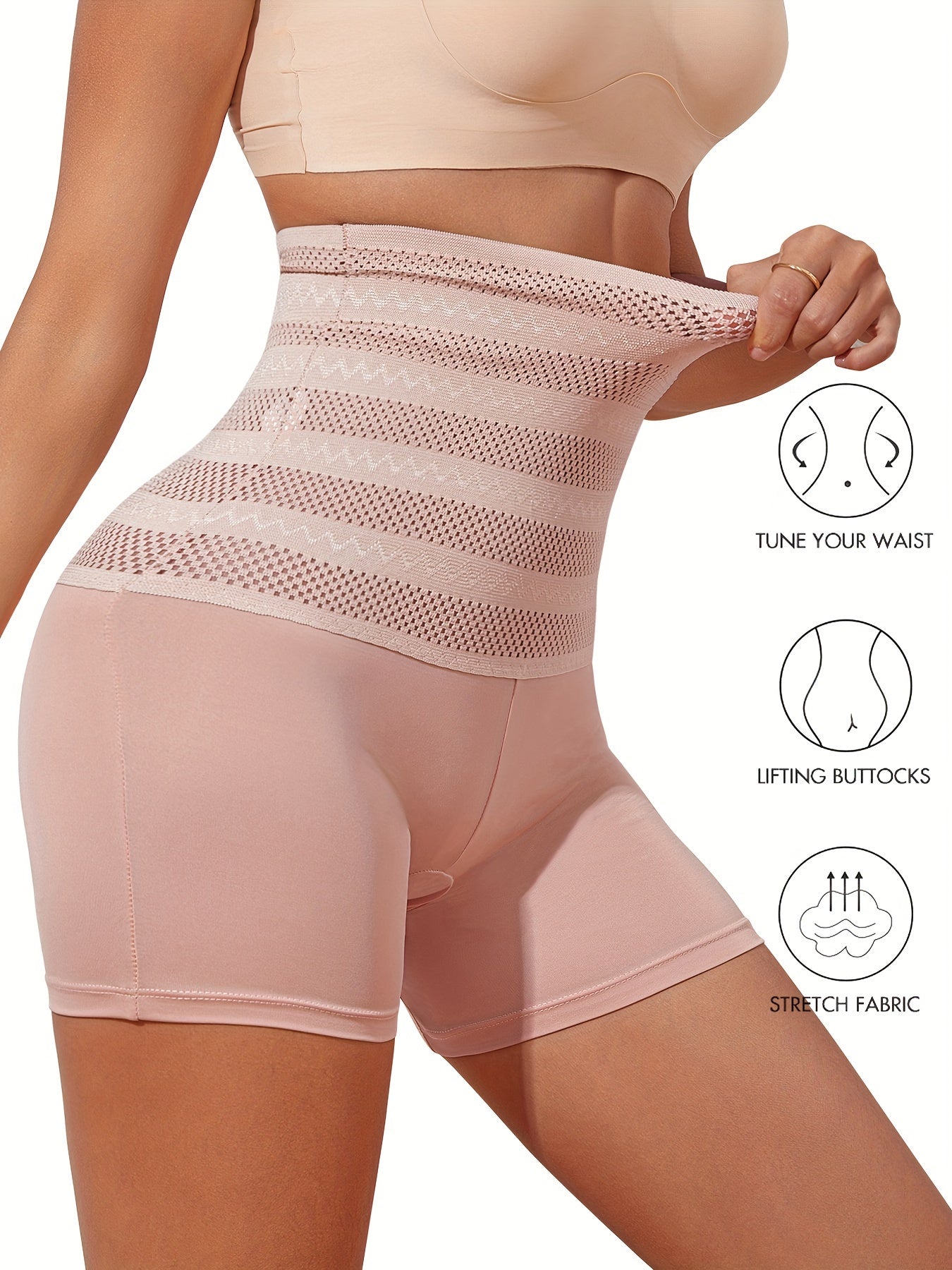 Corrigerende hoge taille onderbroek van ademende stof | Figuuraccentuerend en comfortabel afbeelding 6