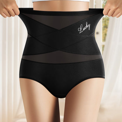 Naadloze hoge taille mesh slipjes voor buikcontrole en billift - Ultiem comfort en vormende pasvorm - Shop nu! afbeelding 12