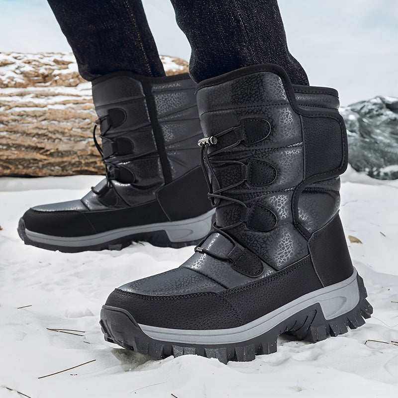 Luxe en comfortabele herfst- en winterlaarzen van hoogwaardig PU: stijlvol en warm! afbeelding 8