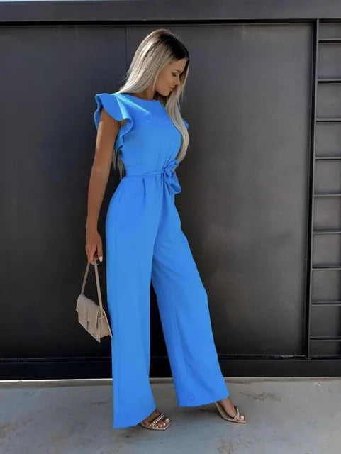 Fleur | Elegante jumpsuit met wijde pijpen
