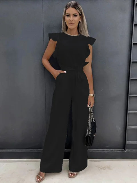 Fleur | Elegante jumpsuit met wijde pijpen