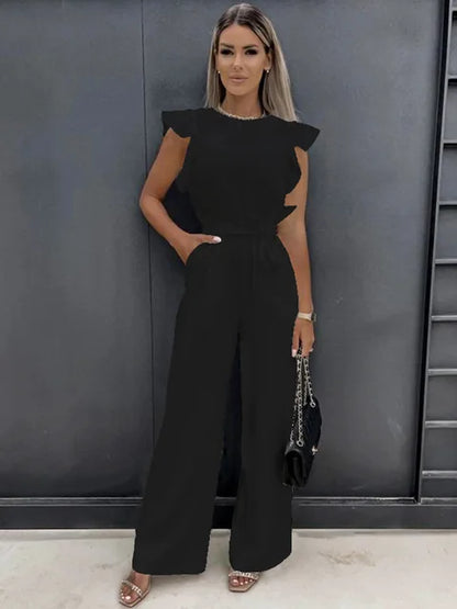 Fleur | Elegante jumpsuit met wijde pijpen