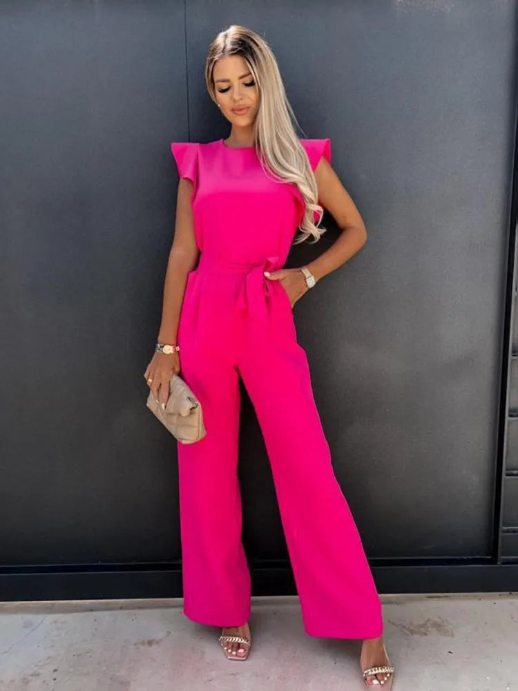 Fleur | Elegante jumpsuit met wijde pijpen