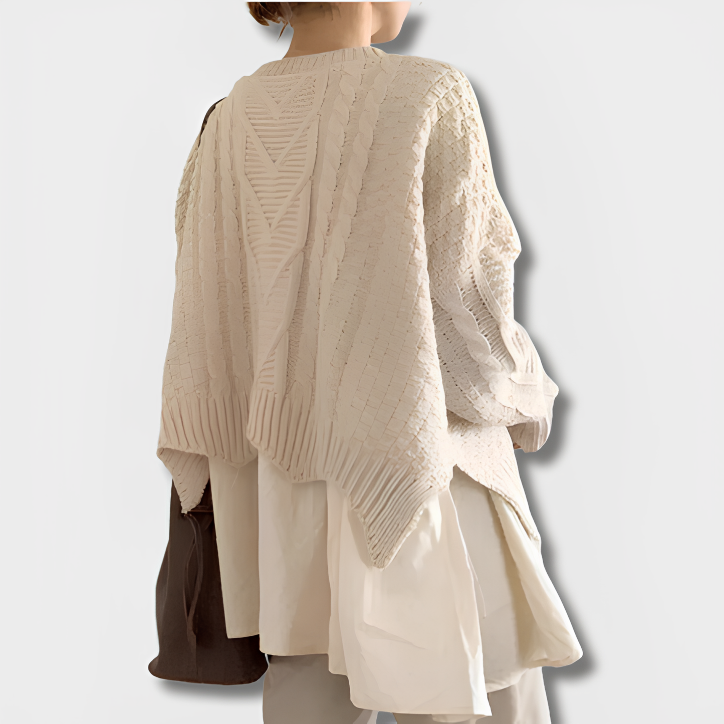 Mila | Pullover met halve halslijn
