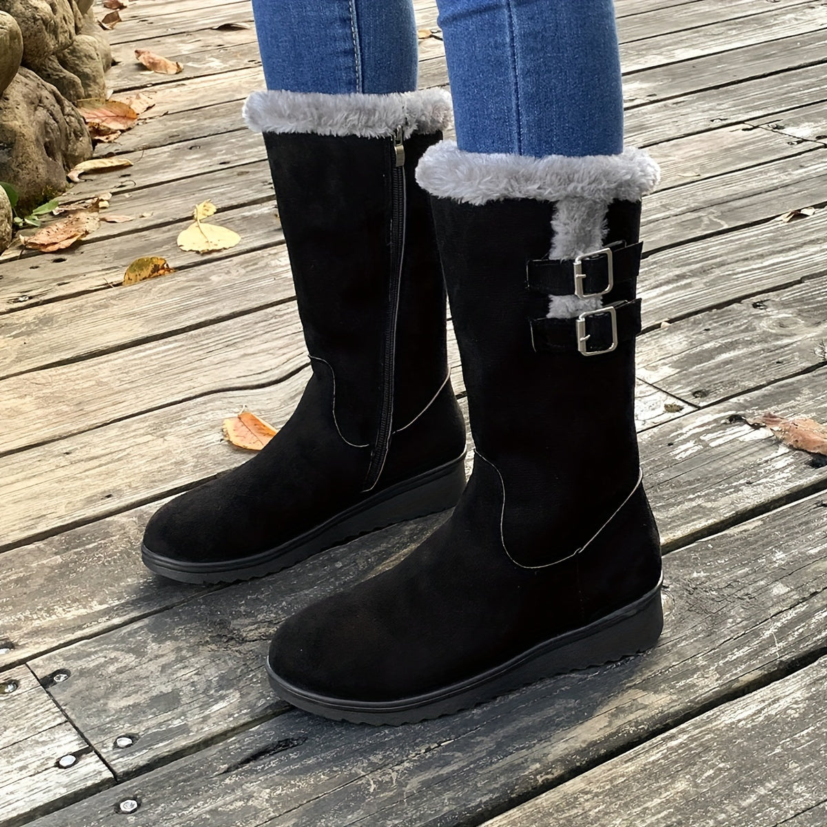 Donzige winterlaarzen voor dames: ultiem comfort en stijl in de kou! afbeelding 6