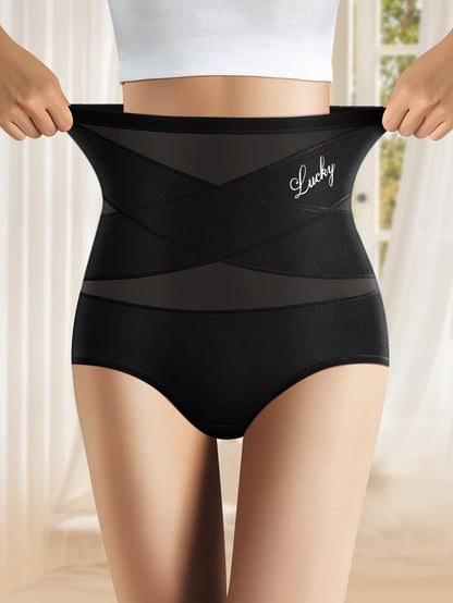 Naadloze hoge taille mesh slipjes voor buikcontrole en billift - Ultiem comfort en vormende pasvorm - Shop nu! afbeelding 5