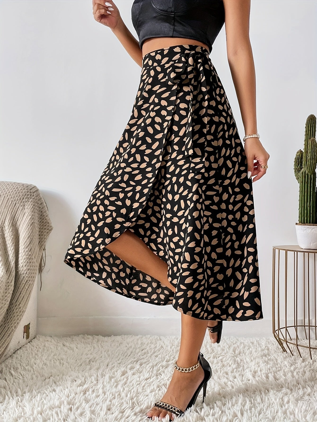 Elegante A-lijn wikkelrok: perfect voor iedere gelegenheid - shop nu! afbeelding 5