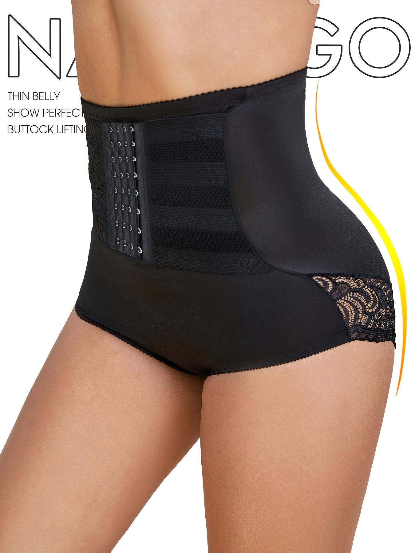 Hooggetailleerd Nina slipje: comfortabele buikcontrole & billenlift in stijl afbeelding 5
