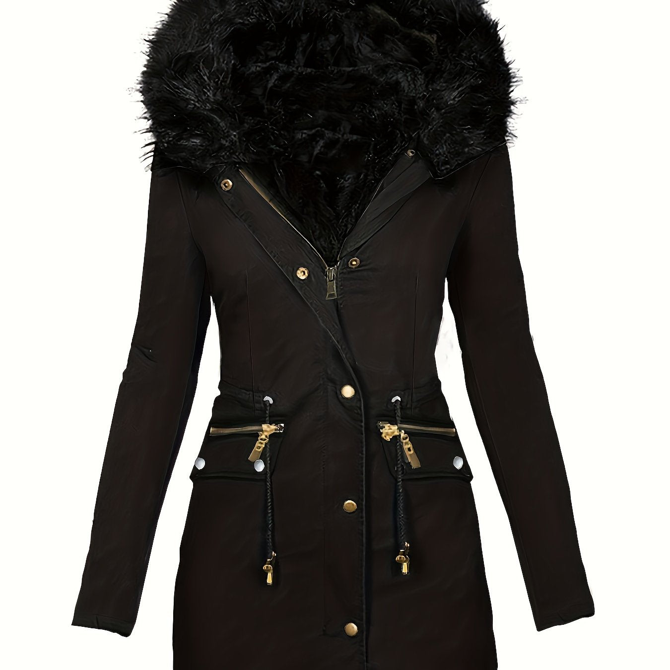 Trendy parka jas van luxe katoenmix | Verstelbare taille en praktische zakken | Perfect voor herfst en winter afbeelding 11