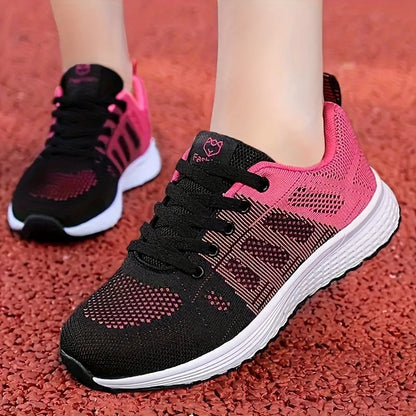 Ademende gebreide damessneakers afbeelding 2