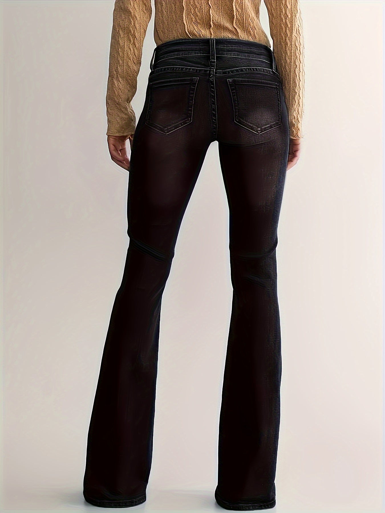 Hoge taille flared leg jeans: trendy, comfortabel en veelzijdig - Shop nu! afbeelding 4