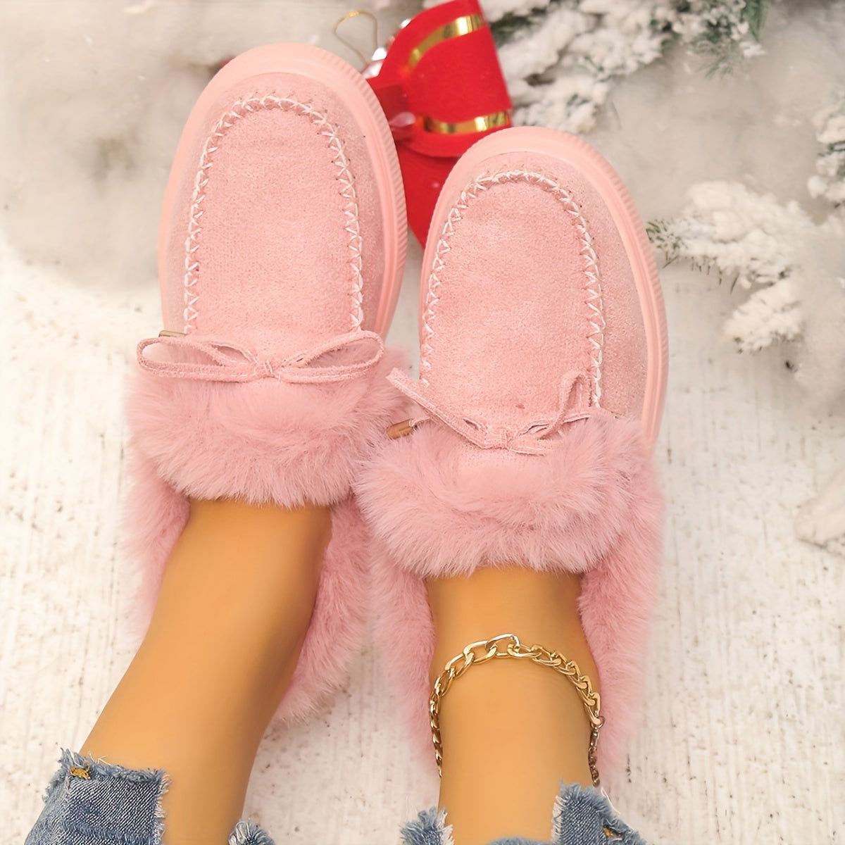 Dames sneeuwlaarzen: Bescherming en stijl voor de winter! Ontdek de perfecte mix van warmte, comfort en grip met deze stevige laarzen voor sneeuwavonturen. afbeelding 9